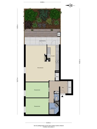 Floorplan - Melis Stokezijde 118, 2543 GH The Hague